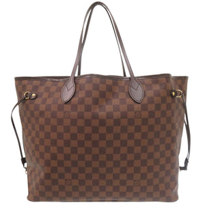 美品 ルイ ヴィトン ネヴァーフルGM ダミエ N51106 ブラウン トートバッグ LV 0434【中古】LOUIS VUITTON
