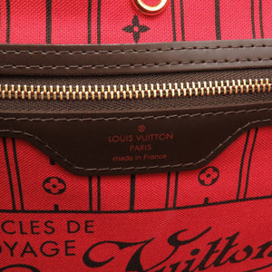 美品 ルイ ヴィトン ネヴァーフルGM ダミエ N51106 ブラウン トートバッグ LV 0434【中古】LOUIS VUITTON
