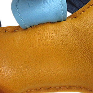 美品 エルメス ロデオPM ジョーヌドール セレステ ブルードマルト アニョーミロ D刻印 バッグチャーム 0462 【中古】 HERMES