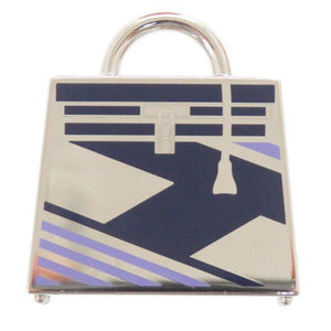 新品同様 エルメス キュリオジテ ケリー メタル シルバー チャーム ペンダントトップ 0526【中古】HERMES