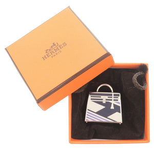 新品同様 エルメス キュリオジテ ケリー メタル シルバー チャーム ペンダントトップ 0526【中古】HERMES