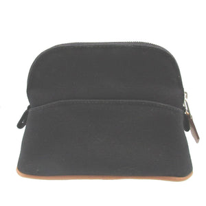 美品 エルメス ボリードポーチ ミニミニ コットン ブラック 黒 ポーチ バッグ 0532【中古】HERMES