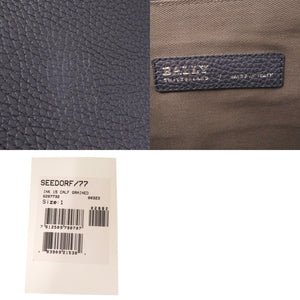 バリー 2WAY SEEDORF レザー ネイビー ビジネスバッグ ブリーフケース 0554【中古】BALLY