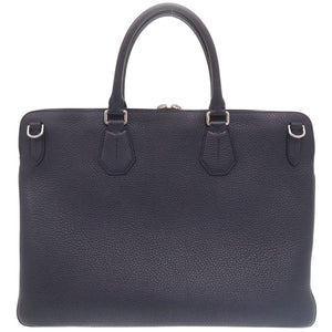 バリー 2WAY SEEDORF レザー ネイビー ビジネスバッグ ブリーフケース 0554【中古】BALLY