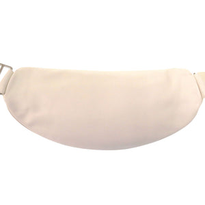美品 ジルサンダー ムーンベルトバッグ MOON BELT BAG シルバー金具 ボディバッグ レザー ホワイト 0566【中古】JIL SANDER