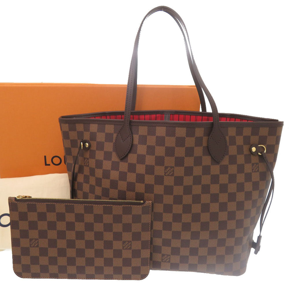 未使用品 ルイ ヴィトン 現行品 ネヴァーフルMM ダミエ N40599 ブラウン トートバッグ LV 0583【中古】LOUIS VUITTON
