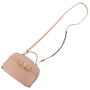美品 サルヴァトーレフェラガモ 2WAY ヴァラリボン レザー ピンク ショルダーバッグ 0588【中古】Salvatore Ferragamo
