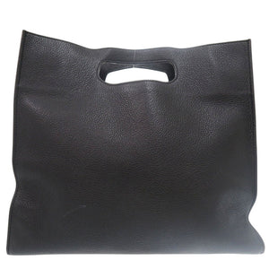 美品 マルニ 2way ショルダーバッグ 斜め掛け バイカラー ハンドバッグ レザー ブラック 0590【中古】MARNI