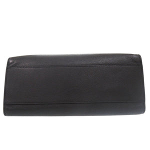 美品 マルニ 2way ショルダーバッグ 斜め掛け バイカラー ハンドバッグ レザー ブラック 0590【中古】MARNI