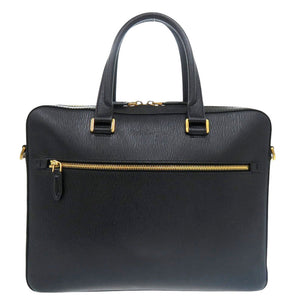 美品 サルヴァトーレフェラガモ FZ-24 0453 レザー ブラック ビジネスバッグ ブリーフケース 黒 0618【中古】Salvatore Ferragamo