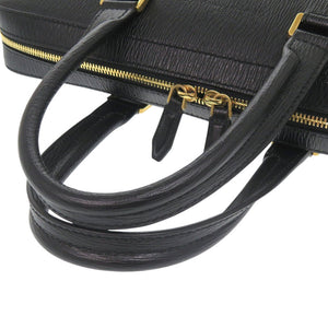美品 サルヴァトーレフェラガモ FZ-24 0453 レザー ブラック ビジネスバッグ ブリーフケース 黒 0618【中古】Salvatore Ferragamo