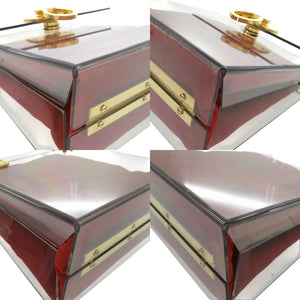 サルヴァトーレフェラガモ ガンチーニ 215262 アクリル メタル クリア ハンドバッグ 0622【中古】Salvatore Ferragamo