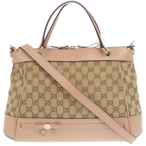 美品 グッチ 2WAY メイフェア 269894 GGキャンバス ピンク ハンドバッグ 0640【中古】GUCCI