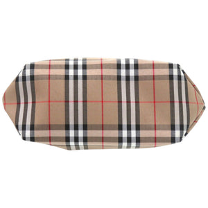 美品 バーバリー ノバチェック ミニハンドバッグ レザー ベージュ ハンドバッグ 0641【中古】BURBERRY