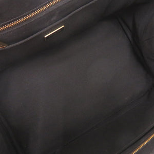 美品 プラダ カナパ キャンバス ブラック 2WAY トートバッグ ショルダーバッグ ハンドバッグ 黒 0644【中古】PRADA