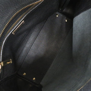 美品 サルヴァトーレフェラガモ ガンチーニ レザー ブラック ワンショルダーバッグ 黒 0645【中古】Salvatore Ferragamo