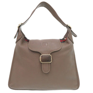 美品 ロエベ グラナダ ワンショルダー ショルダーバッグ レザー ブラウン 0648【中古】LOEWE