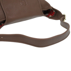 美品 ロエベ グラナダ ワンショルダー ショルダーバッグ レザー ブラウン 0648【中古】LOEWE