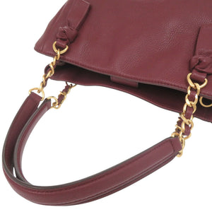美品 トリーバーチ レザー ボルドー 2WAY ハンドバッグ ショルダーバッグ 0660【中古】Tory Burch