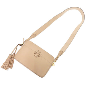 トリーバーチ マックグロー レザー ピンクベージュ ショルダーバッグ カメラバッグ 0661【中古】Tory Burch