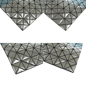 新品同様 イッセイミヤケ BAOBAO バオバオ PLATINUM プラチナム PRISM プリズム BB71AG143 ポリウレタン ポリエステル 真鍮 メタリックブルー トートバッグ 0670【中古】ISSEY MIYAKE