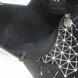 新品同様 イッセイミヤケ BAOBAO バオバオ PLATINUM プラチナム PRISM プリズム BB71AG143 ポリウレタン ポリエステル 真鍮 メタリックブルー トートバッグ 0670【中古】ISSEY MIYAKE