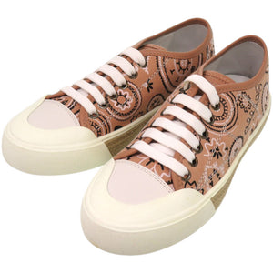 未使用品 トッズ ペイズリー柄 ジュートソール XXW26A0T640GPS0ZST レザー ラバー ピンク スニーカー 0702【中古】TOD’S