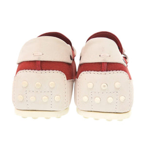 美品 トッズ × Ferrari フェラーリ ゴンミーニ サイズ6 レザー レッド ドライビングシューズ 赤 0703【中古】TOD’S メンズ