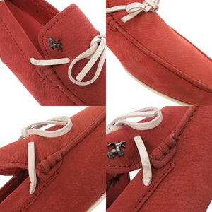 美品 トッズ × Ferrari フェラーリ ゴンミーニ サイズ6 レザー レッド ドライビングシューズ 赤 0703【中古】TOD’S メンズ