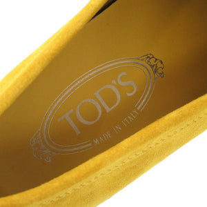 未使用品 トッズ エスパドリーユ スエード サイズ5 1/2 イエロー スリッポン 黄 0706【中古】TOD’S メンズ