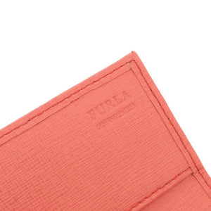 未使用品 フルラ レザー ピンク 長財布 二つ折り長財布 0714【中古】Furla