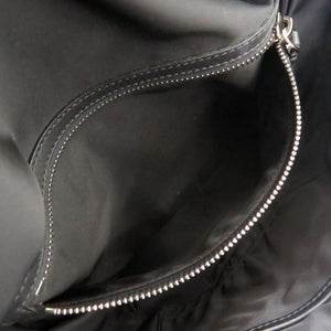 ヴァレンティノ ガラヴァーニ VLTN レザー ブラック ボディバッグ ウエストバッグ 黒 0730【中古】Valentino Garavani