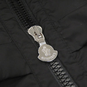 美品 モンクレール CINABRE シナブル F19541B71010 サイズ12 ナイロンジャケット ブラック 黒 0738【中古】MONCLER