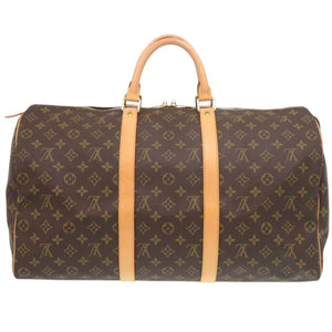 美品 ルイ ヴィトン キーポル50 モノグラム M41426 ボストンバッグ LV 0751【中古】LOUIS VUITTON
