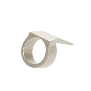美品 リックオウエンス Open Trunk オープントランク #56 真鍮 シルバー リング 指輪 0757【中古】Rick Owens