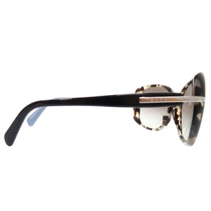 美品 プラダ バタフライ サングラス SPR08 プラスチック ブラック 0767【中古】PRADA