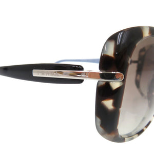 美品 プラダ バタフライ サングラス SPR08 プラスチック ブラック 0767【中古】PRADA