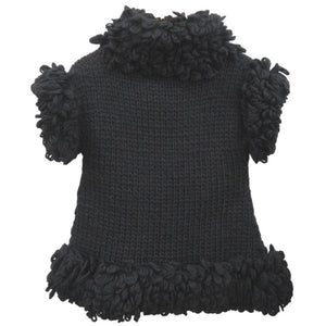 美品 ヨウジヤマモト ウール ブラック ニットジャケット 黒 0772【中古】Yohji Yamamoto