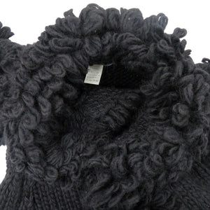 美品 ヨウジヤマモト ウール ブラック ニットジャケット 黒 0772【中古】Yohji Yamamoto