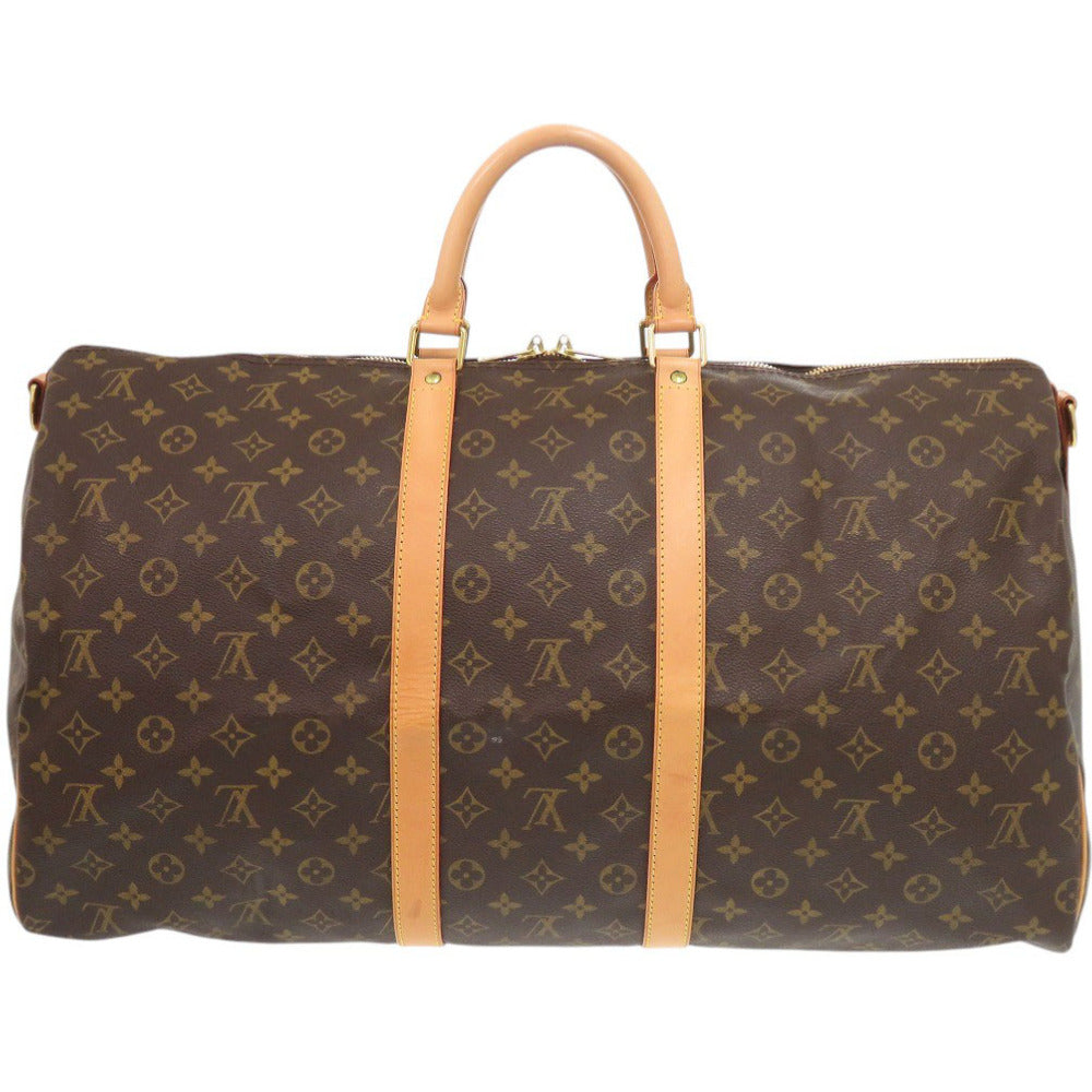 美品 ルイ ヴィトン キーポルバンドリエール55 モノグラム M41414 ボストンバッグ LV 0801【中古】LOUIS VUITTON