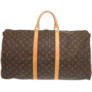 美品 ルイ ヴィトン キーポルバンドリエール55 モノグラム M41414 ボストンバッグ LV 0801【中古】LOUIS VUITTON