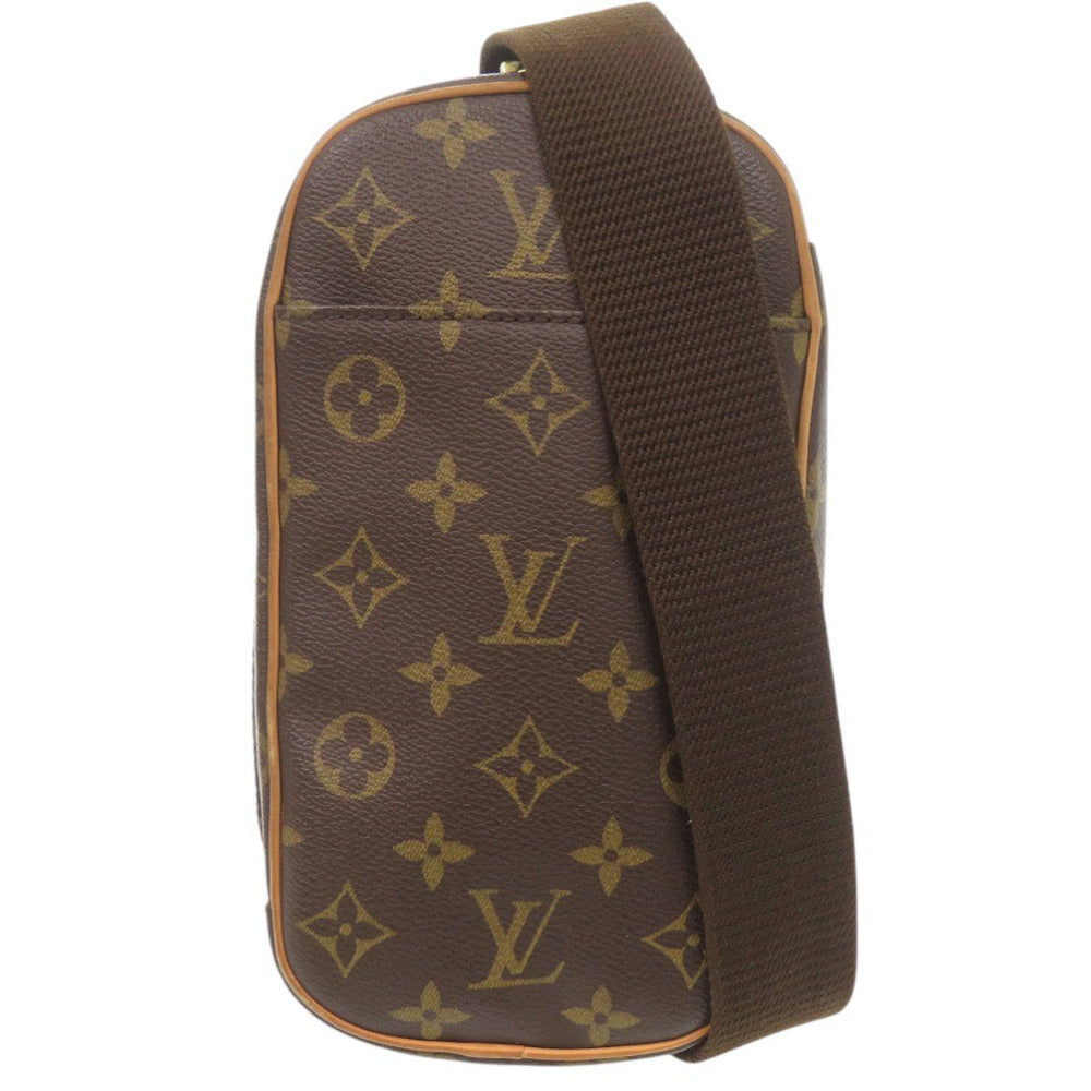 美品 ルイ ヴィトン ポシェット ガンジュ モノグラム M51870 ボディバッグ LV 0828【中古】LOUIS VUITTON