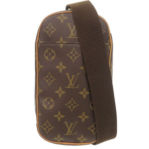美品 ルイ ヴィトン ポシェット ガンジュ モノグラム M51870 ボディバッグ LV 0828【中古】LOUIS VUITTON