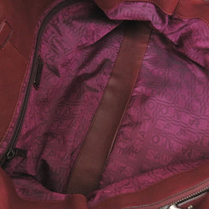 美品 サルヴァトーレフェラガモ GG-21A545 ヌバックレザー レッド トートバッグ 赤 0834【中古】Salvatore Ferragamo