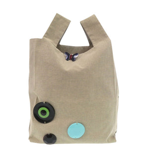 新品同様 マルニ キャンバス ベージュ トートバッグ 0838【中古】MARNI