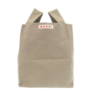 新品同様 マルニ キャンバス ベージュ トートバッグ 0838【中古】MARNI