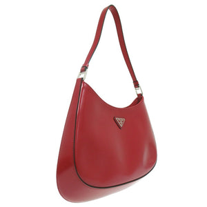 新品同様 プラダ クレオ 1BC499 ショルダーバッグ レザー レッド 0846【中古】PRADA