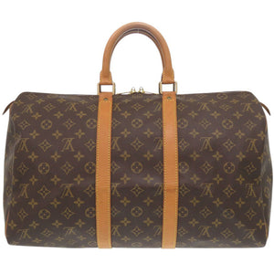 ルイ ヴィトン キーポル45 モノグラム M41428 ボストンバッグ LV 0897【中古】LOUIS VUITTON