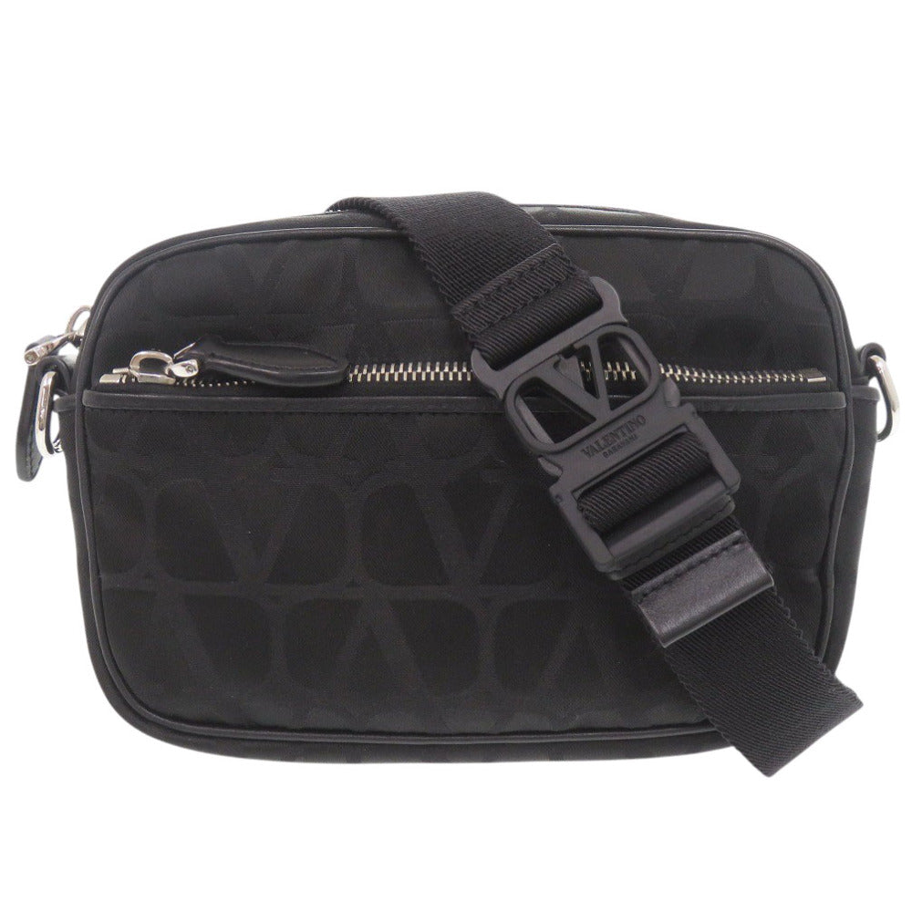 美品 ヴァレンティノ ガラヴァーニ × アンダーカバー ブラック ショルダーバッグ 黒 0922【中古】Valentino Garavani × UNDERCOVER