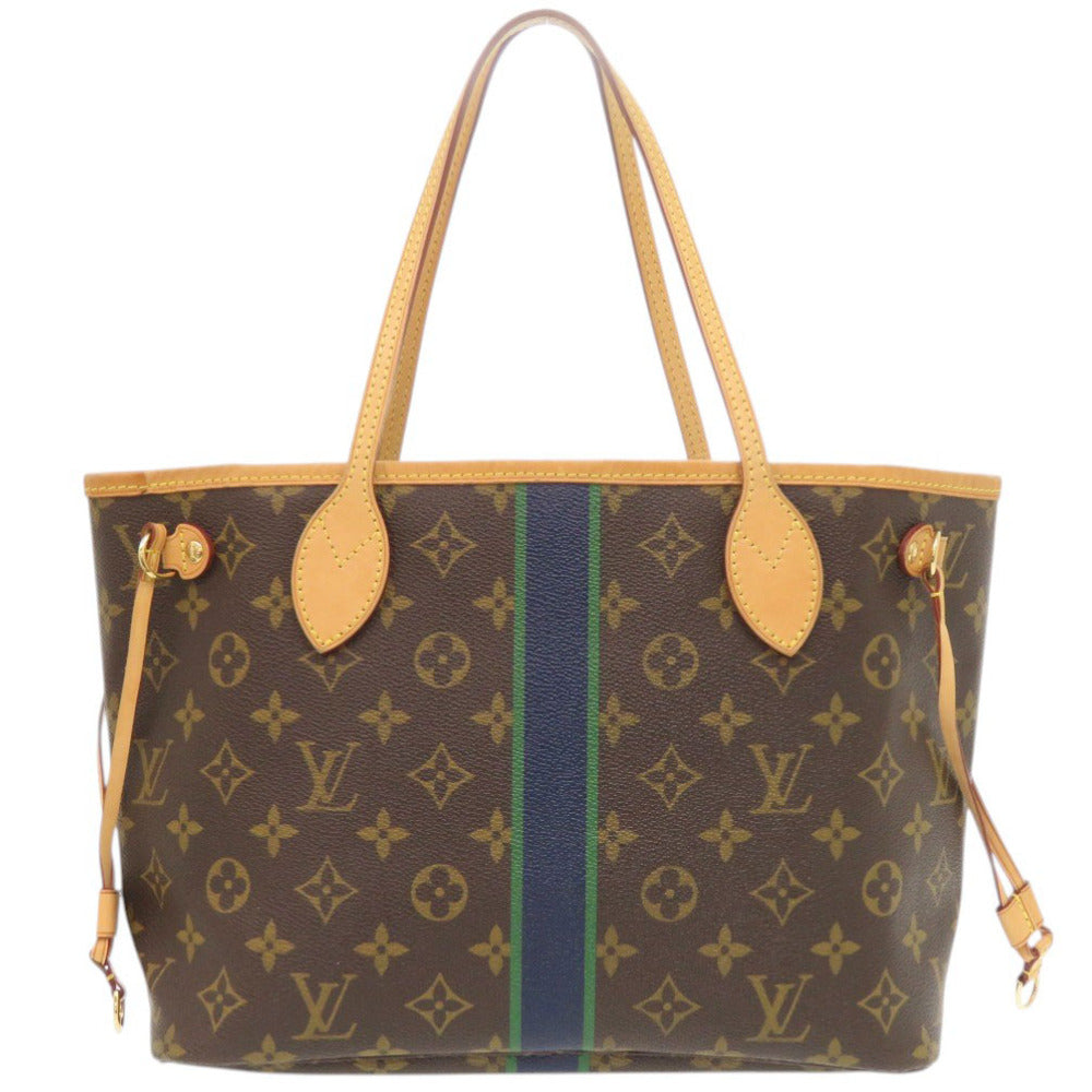 ルイ ヴィトン ネヴァーフルPM ポーチ付 モンモノグラム グリーン トートバッグ LV 0934【中古】LOUIS VUITTON